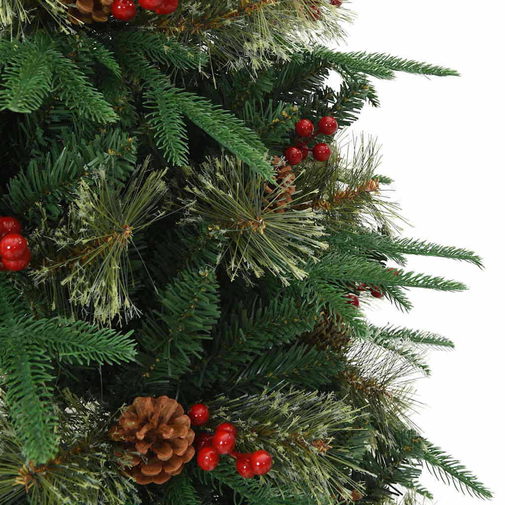vidaXL Kunstmatige Inklapbare Kerstboom Groen 120 cm PE en PVC