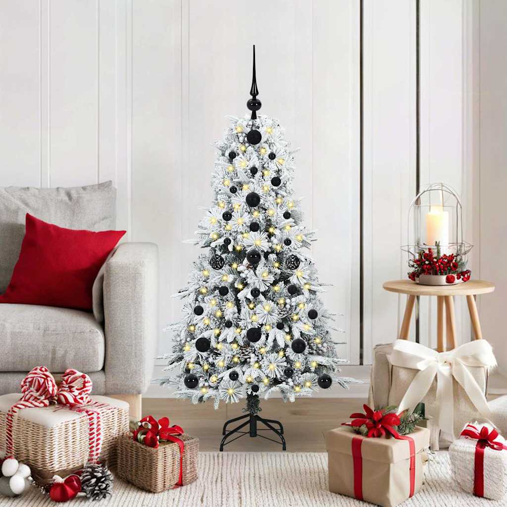 vidaXL Kunstmatige Inklapbare Kerstboom Groen 120 cm PE en PVC
