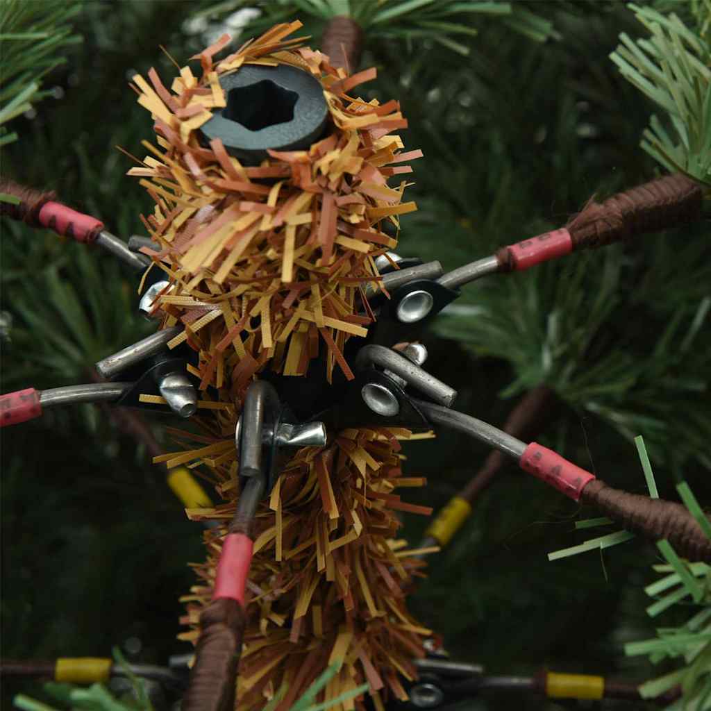vidaXL Kunstkerstboom met 150 LED met standaard Groen 120 cm PE en PVC
