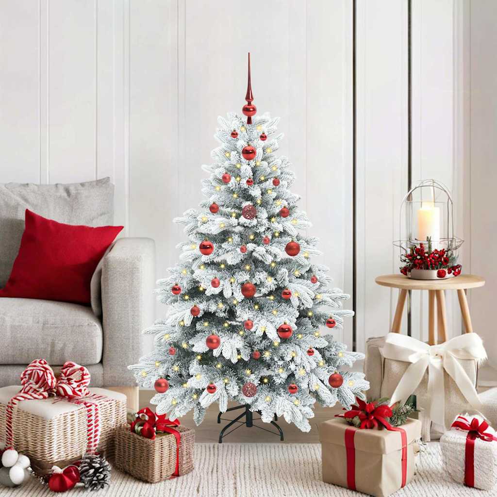 vidaXL Kunstkerstboom met 150 LED met standaard Groen 120 cm PE en PVC
