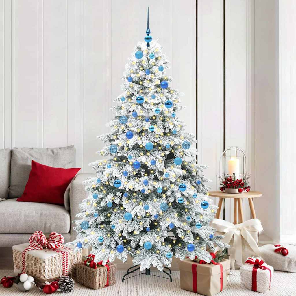 vidaXL Kunstkerstboom met 150 LED met standaard Groen 120 cm PE en PVC