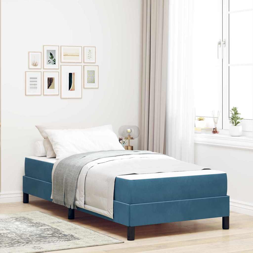 vidaXL Boxspringbed met matras Lichtgrijs 80 x 200 cm Fluweel