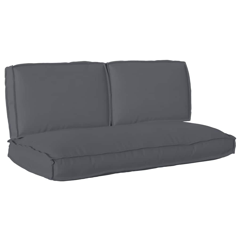 vidaXL Pallet Kussen Set 3 pcs Antraciet 120 x 60 x 12 cm Oxford stof