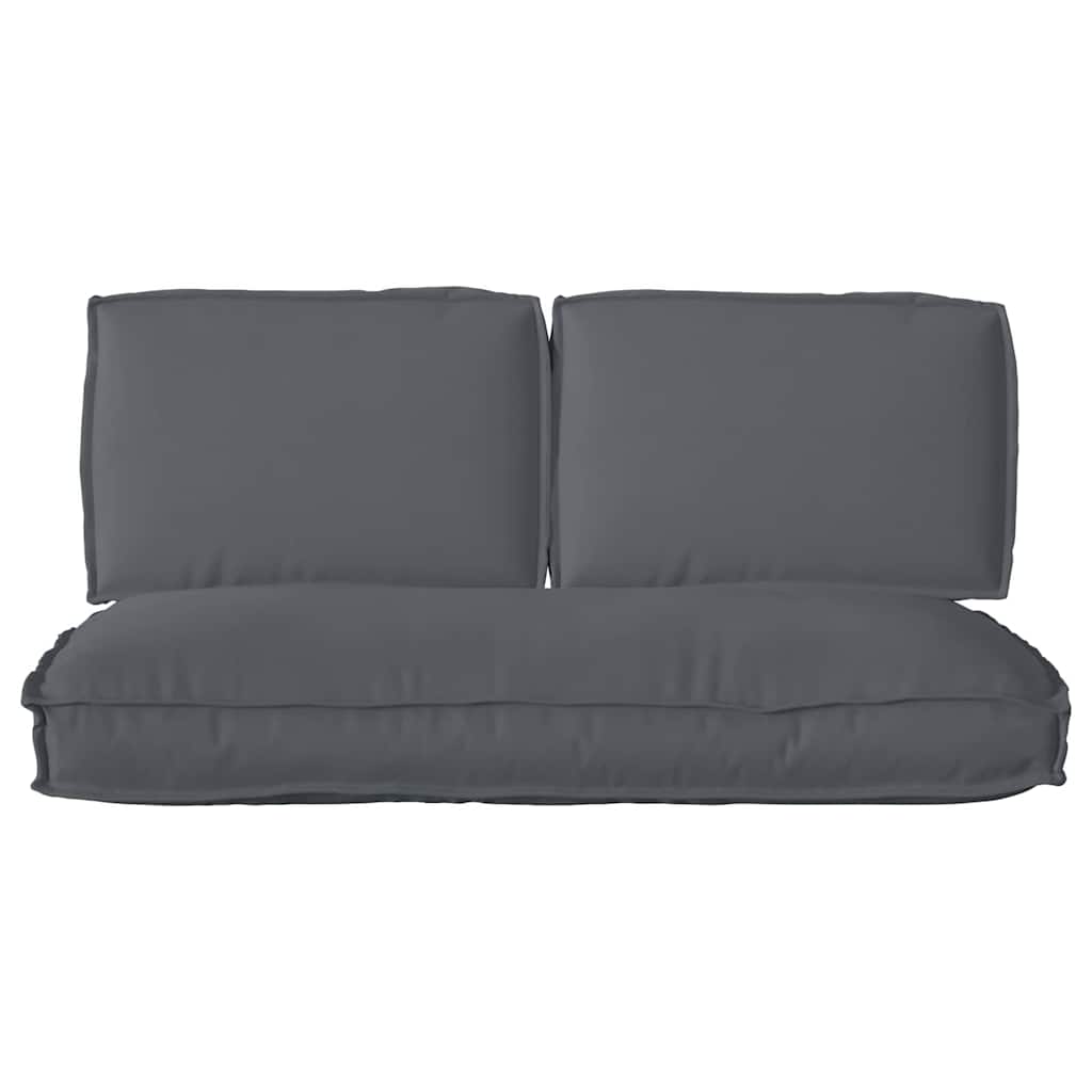 vidaXL Pallet Kussen Set 3 pcs Antraciet 120 x 60 x 12 cm Oxford stof