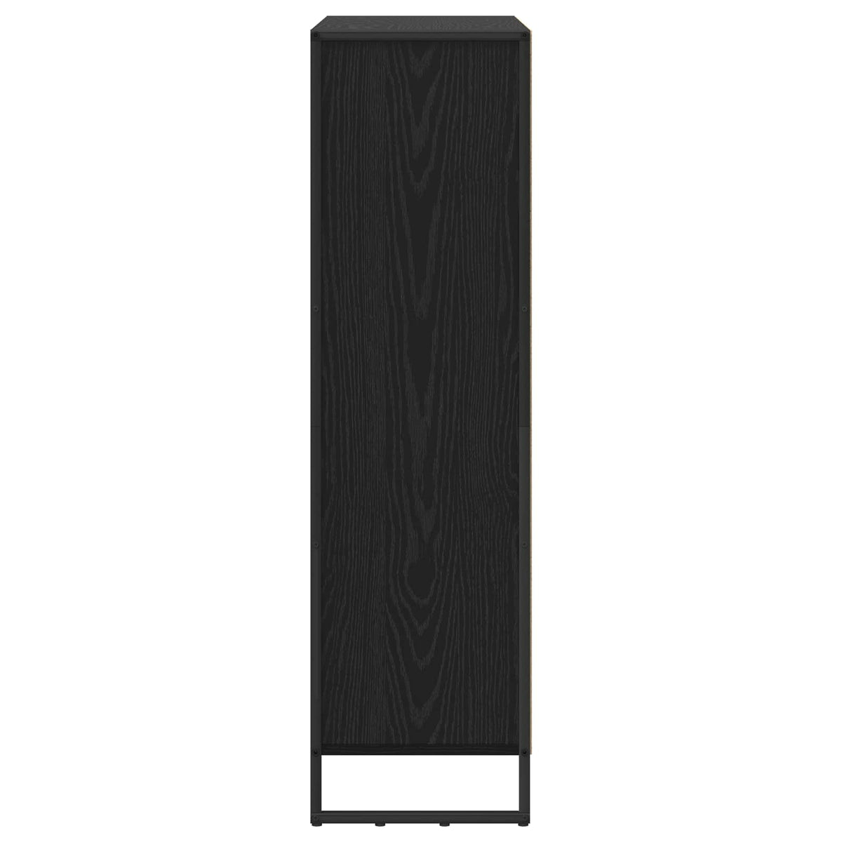 vidaXL Boekenkast 2 pcs Zwart Eiken 99,5 x 30 x 108,5 cm Bewerkt hout