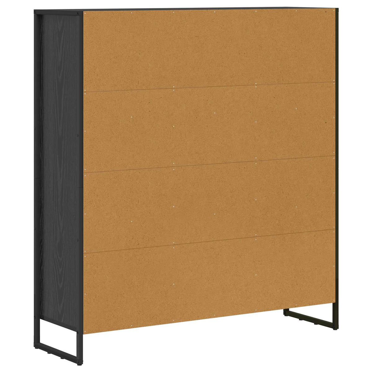 vidaXL Boekenkast 2 pcs Zwart Eiken 99,5 x 30 x 108,5 cm Bewerkt hout