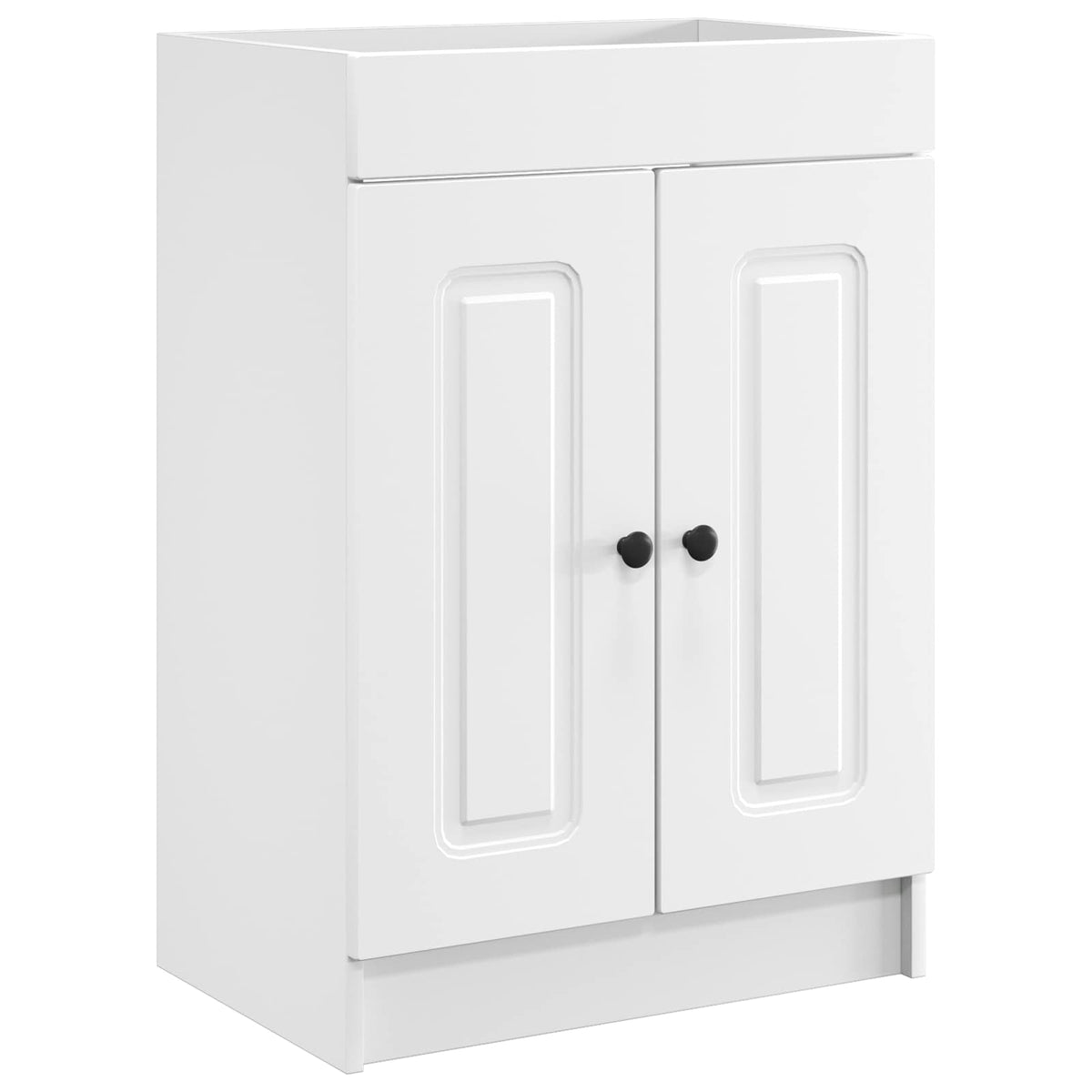 vidaXL Badkamermeubelset Wit 56 x 37,5 x 81 cm Bewerkt hout
