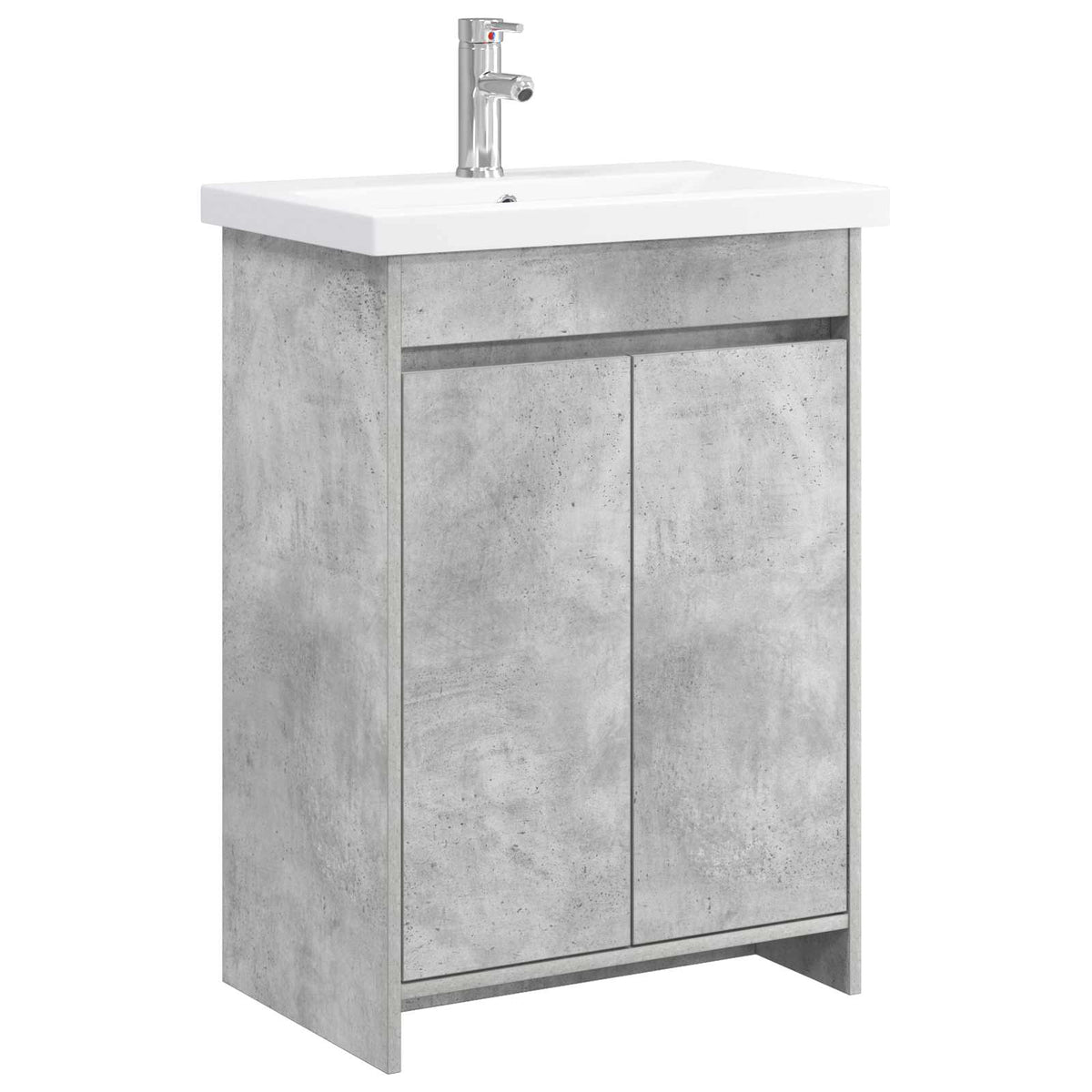 vidaXL Badkamermeubelset Wit 61 x 40 x 84,5 cm Bewerkt hout