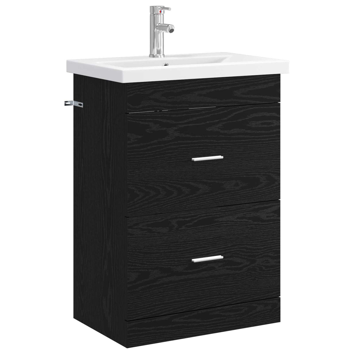 vidaXL Badkamermeubelset Wit 61 x 40 x 84,5 cm Bewerkt hout
