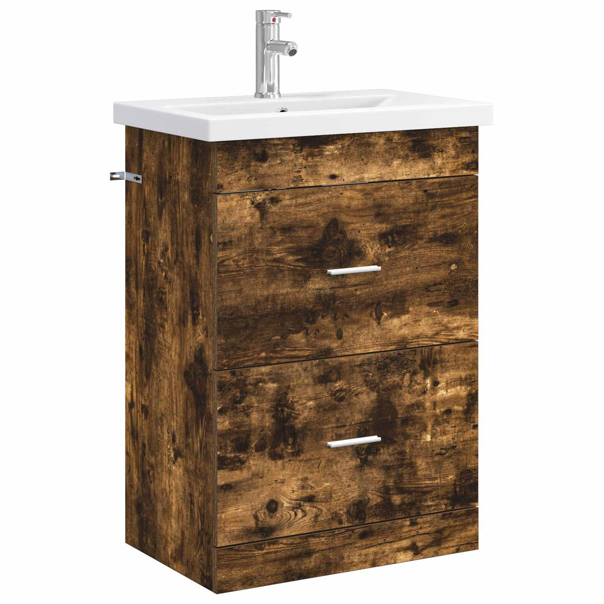 vidaXL Badkamermeubelset Wit 61 x 40 x 84,5 cm Bewerkt hout