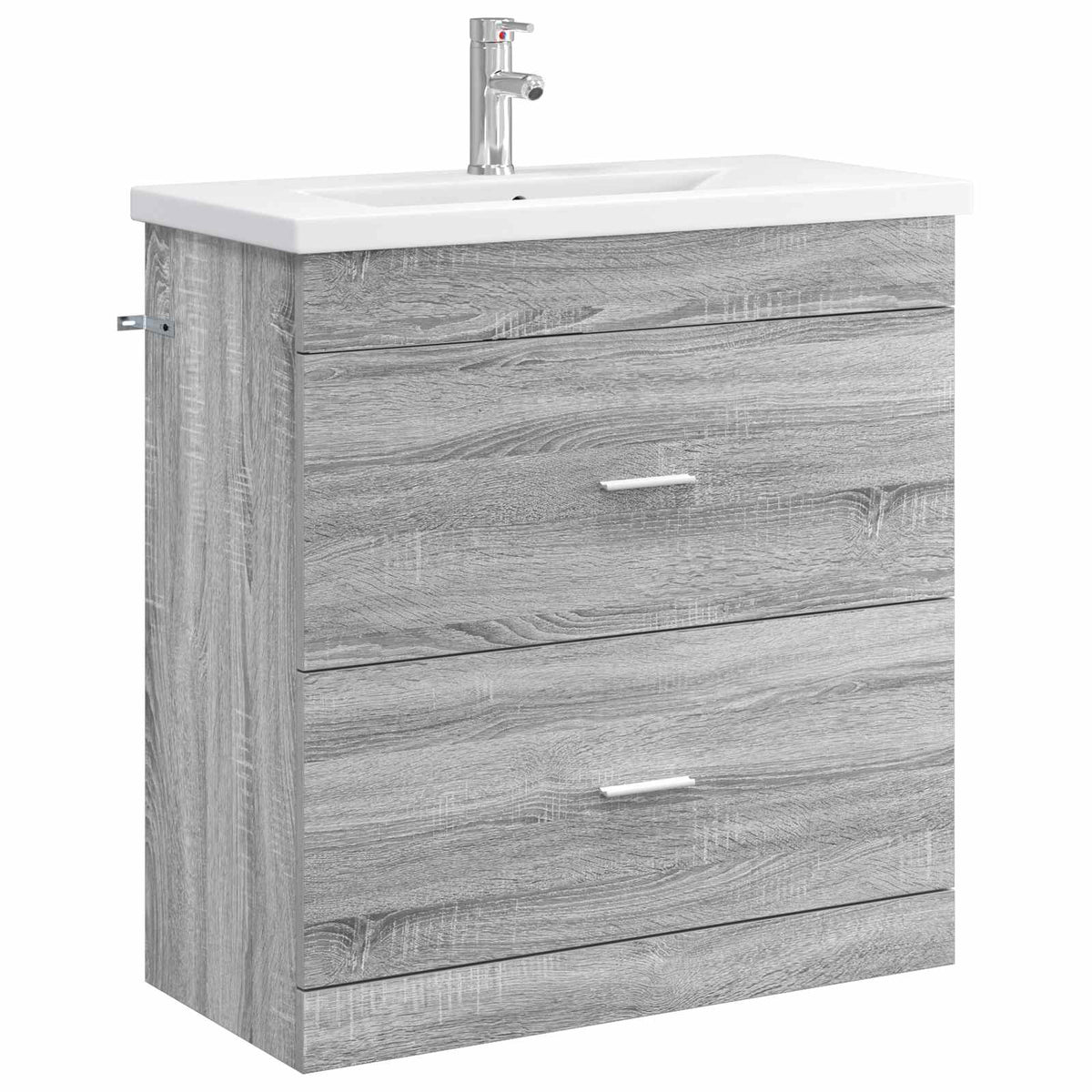 vidaXL Badkamermeubelset Wit 61 x 40 x 84,5 cm Bewerkt hout