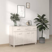 vidaXL Sideboard HAMAR 113x40x80 cm Solid Pine White