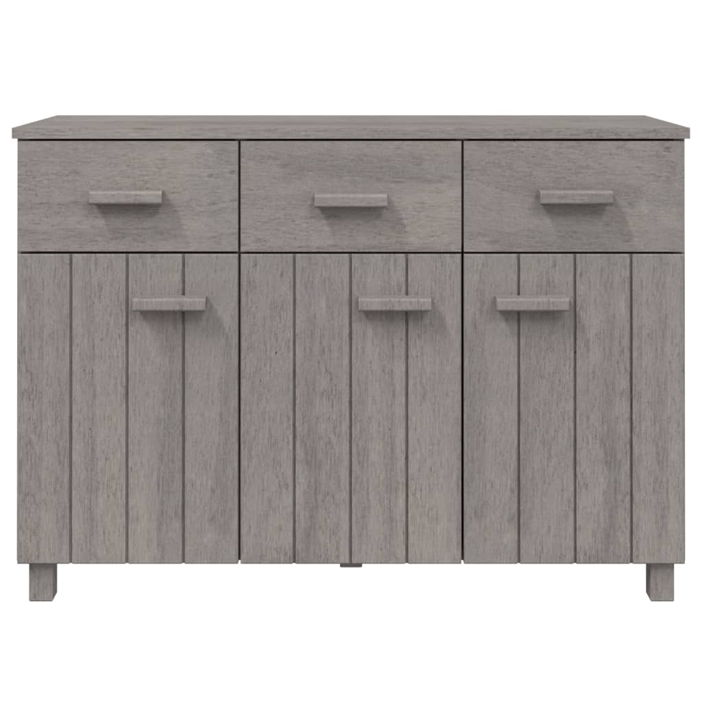 vidaXL Sideboard HAMAR 113x40x80 cm Solid Pine White