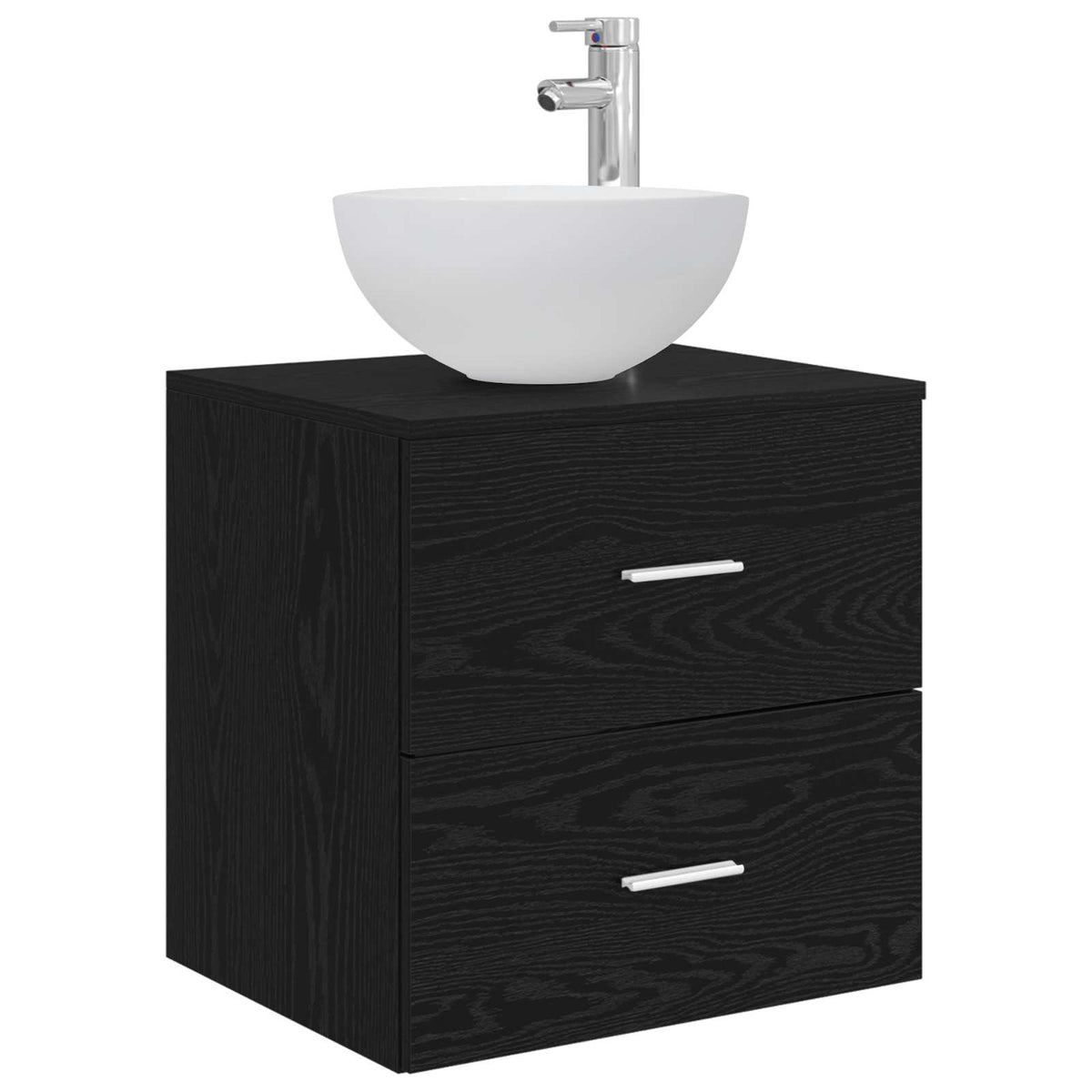 vidaXL Badkamerkastenset 3 st Wit 49,5 x 35 x 63 cm Bewerkt hout