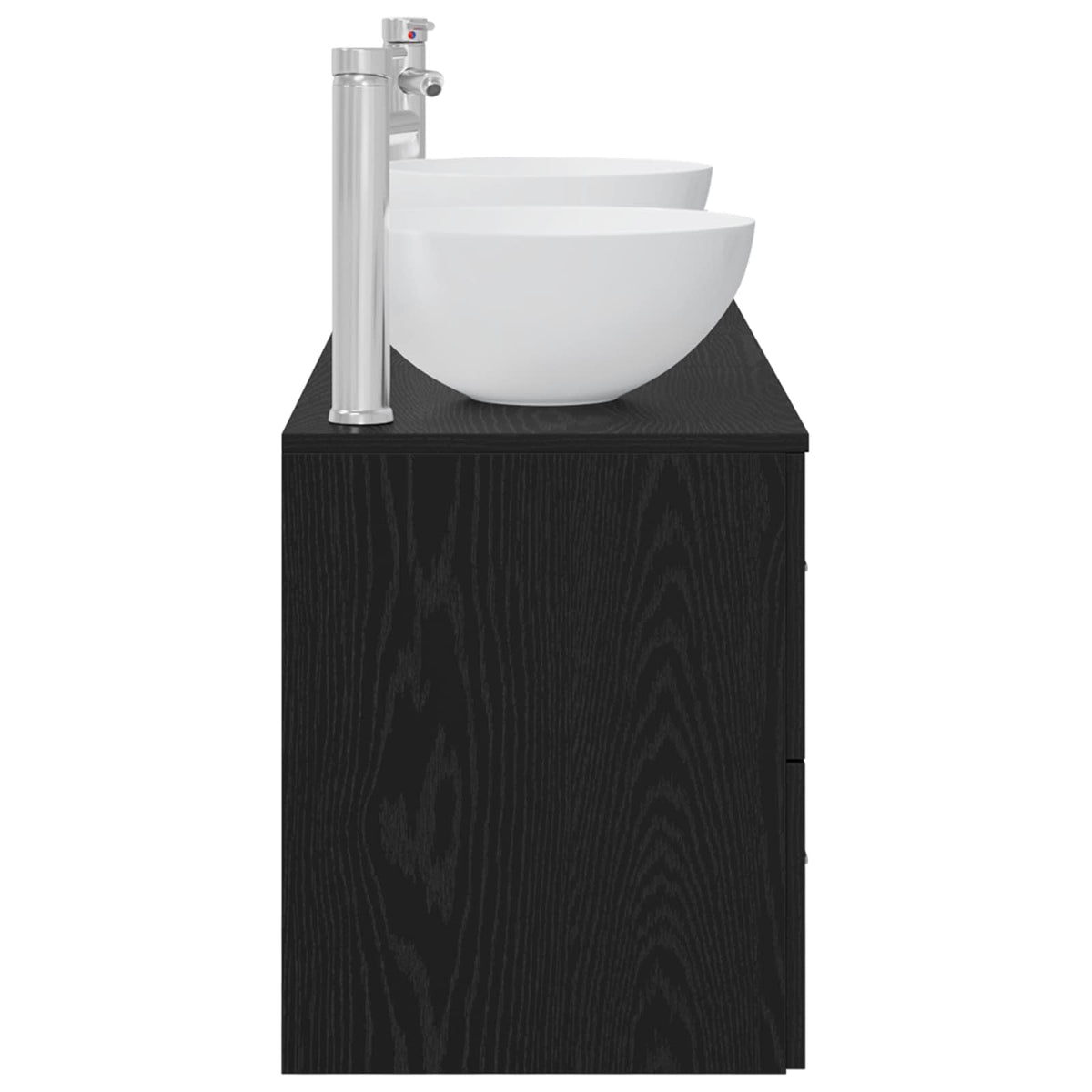 vidaXL Badkamerkastenset 3 st Wit 49,5 x 35 x 63 cm Bewerkt hout