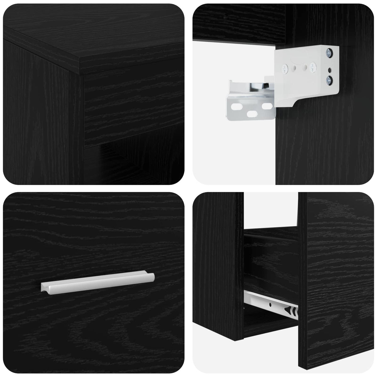 vidaXL Badkamerkastenset 3 st Wit 49,5 x 41 x 62,5 cm Bewerkt hout