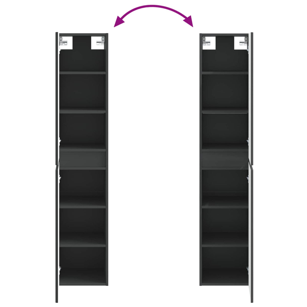 vidaXL Badkamermeubelset 5 st Wit 33 x 34,5 x 160 cm Bewerkt hout