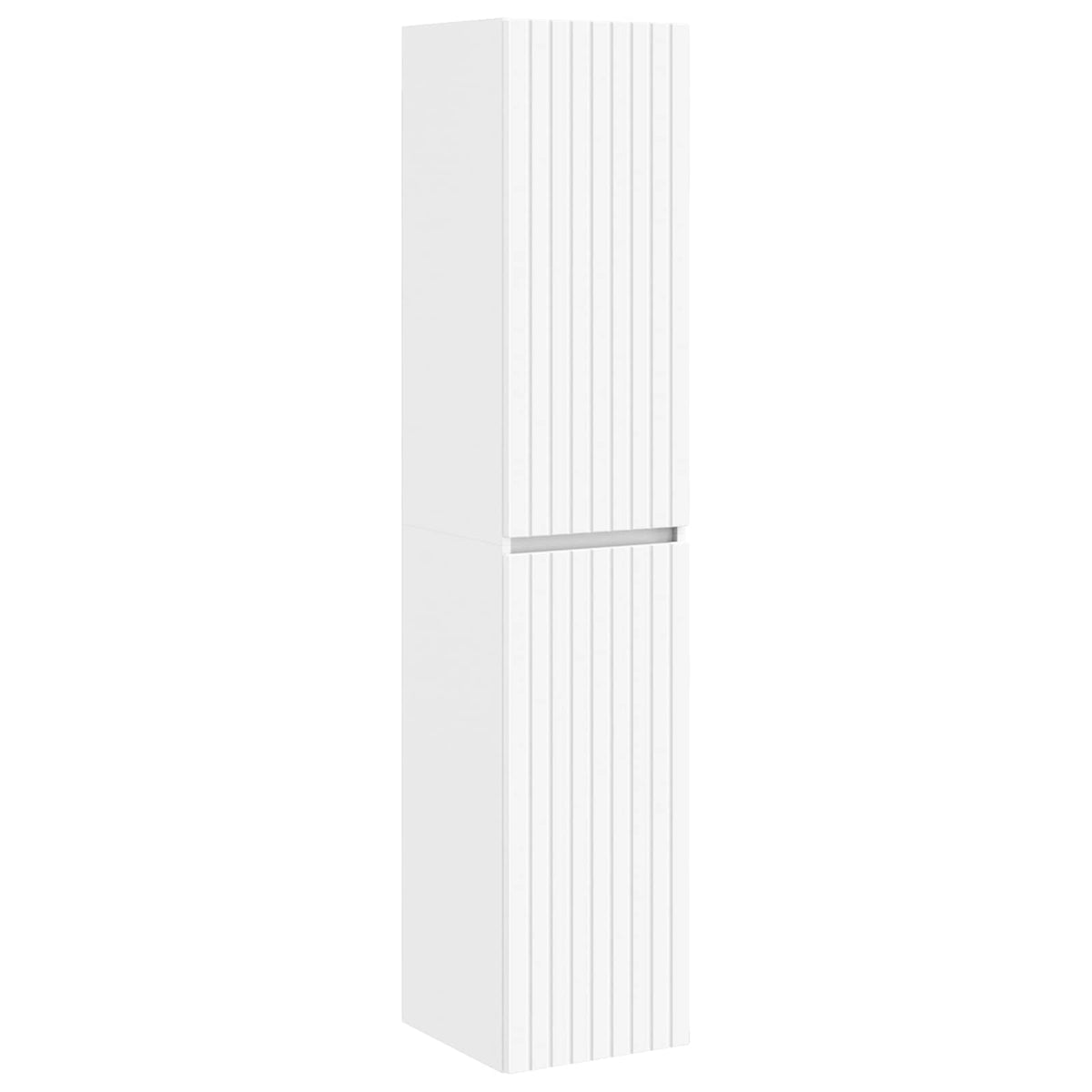 vidaXL Badkamerkastenset 5 pcs Wit 43 x 16 x 62,5 cm Bewerkt hout