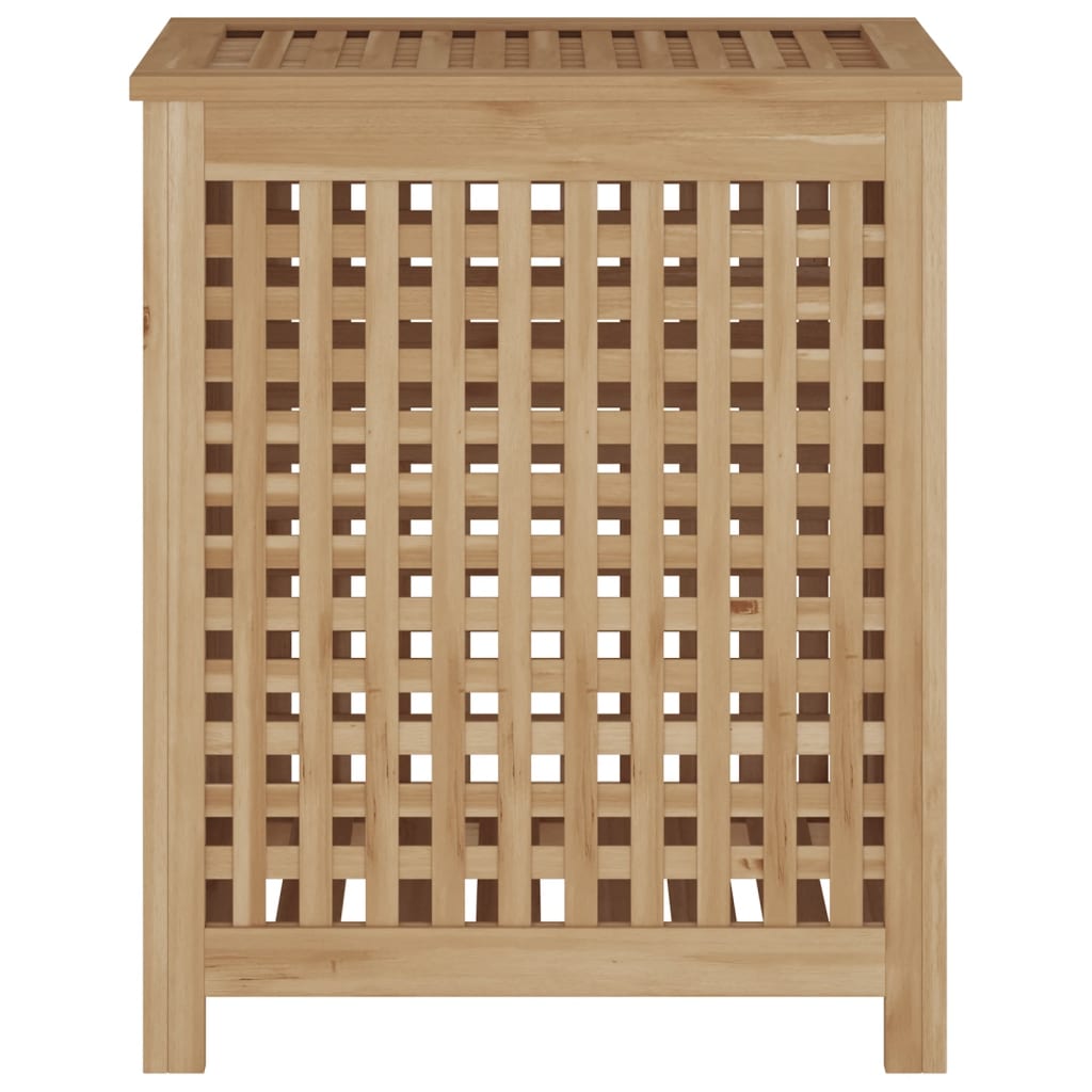 vidaXL Wasmand 50x35x60 cm massief teakhout - Aashly