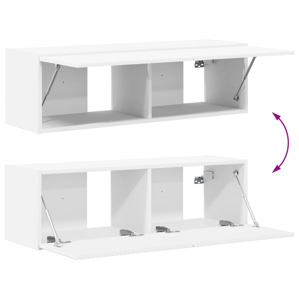 vidaXL Wit 98 x 31 x 29,5 cm