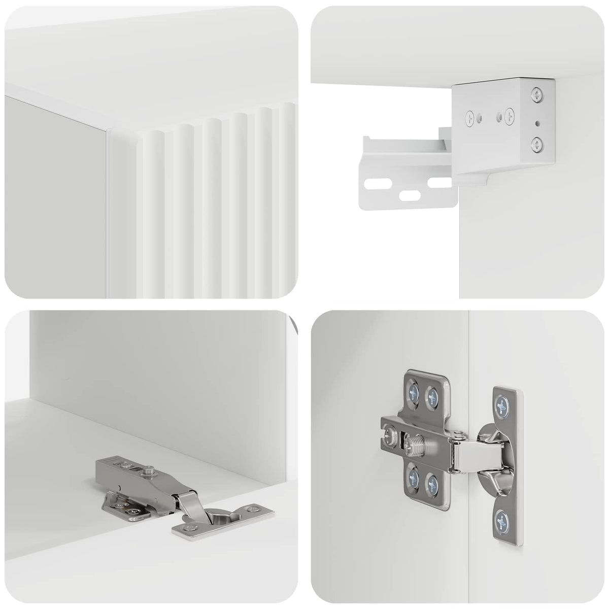 vidaXL 4 pcs Wit