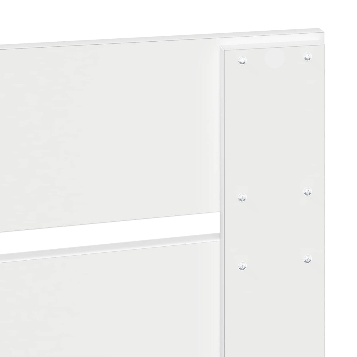 vidaXL Bedframe met hoofdeinde Wit 200 x 200 cm Massief grenenhout
