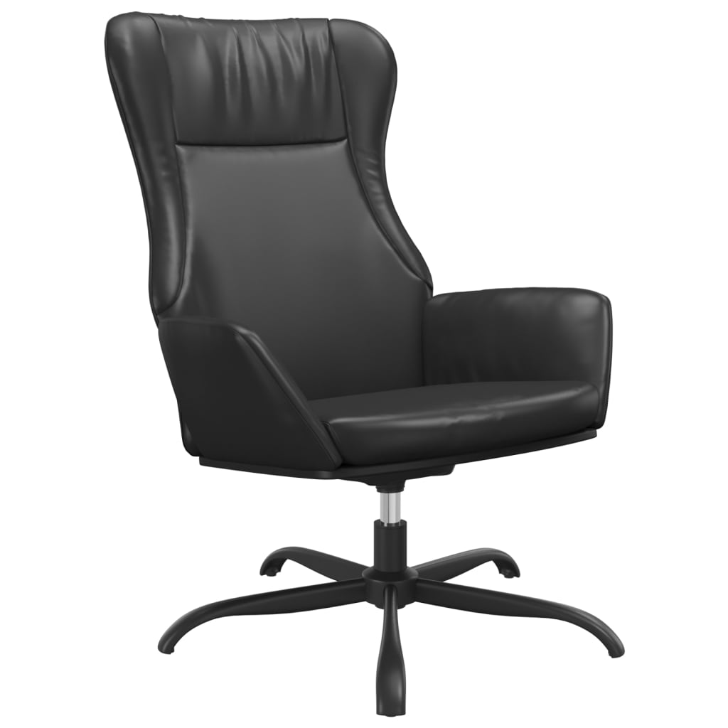 vidaXL Relaxstoel kunstleer zwart