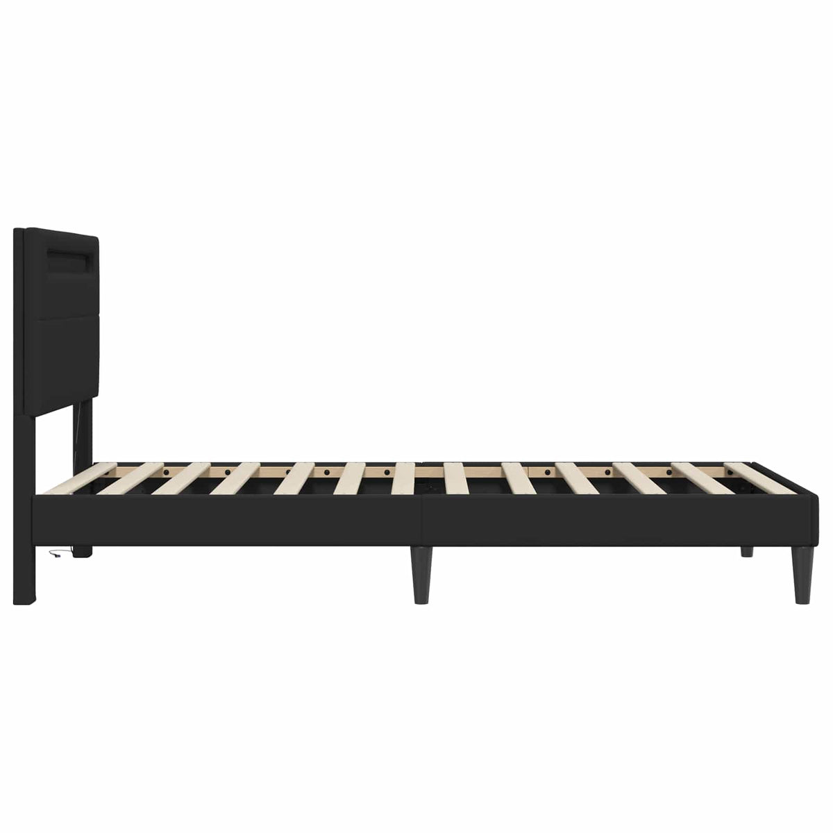 vidaXL Bedframe Zwart 90 x 190 cm Kunstleer