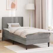 vidaXL Bedframe Lichtgrijs 80 x 200 cm Fluweel