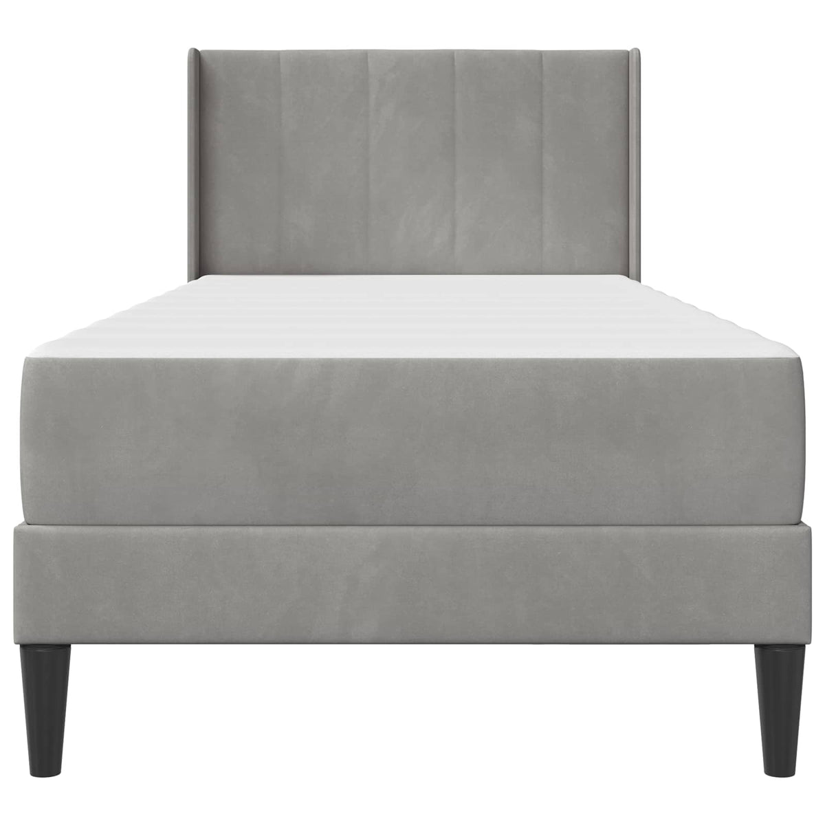 vidaXL Bedframe Lichtgrijs 80 x 200 cm Fluweel