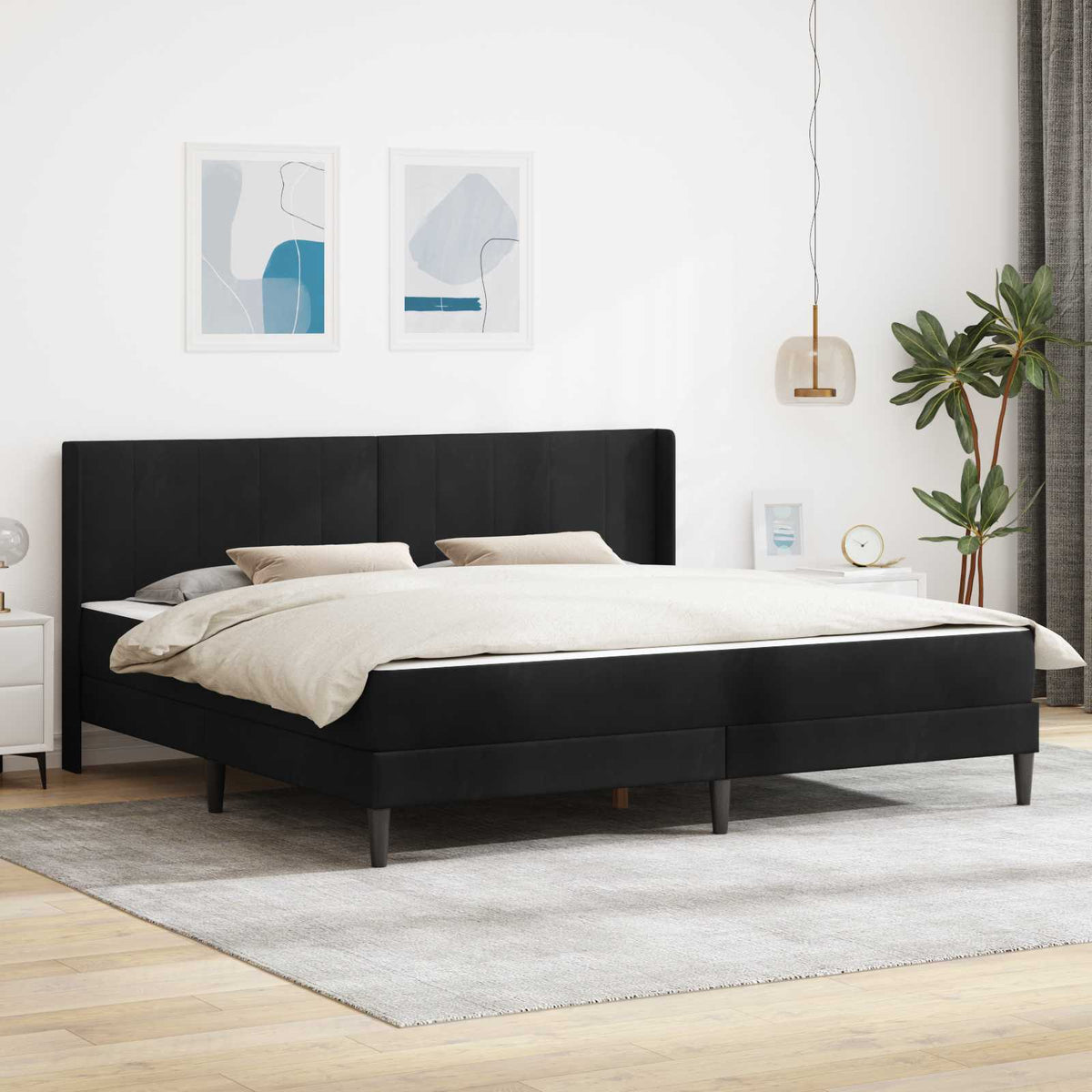 vidaXL Bedframe Lichtgrijs 80 x 200 cm Fluweel