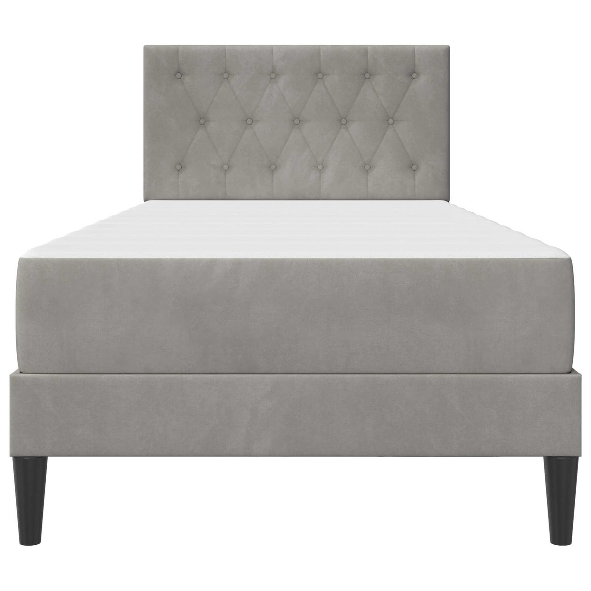 vidaXL Bedframe met matras met hoofdeinde Roze 80 x 200 cm Fluweel