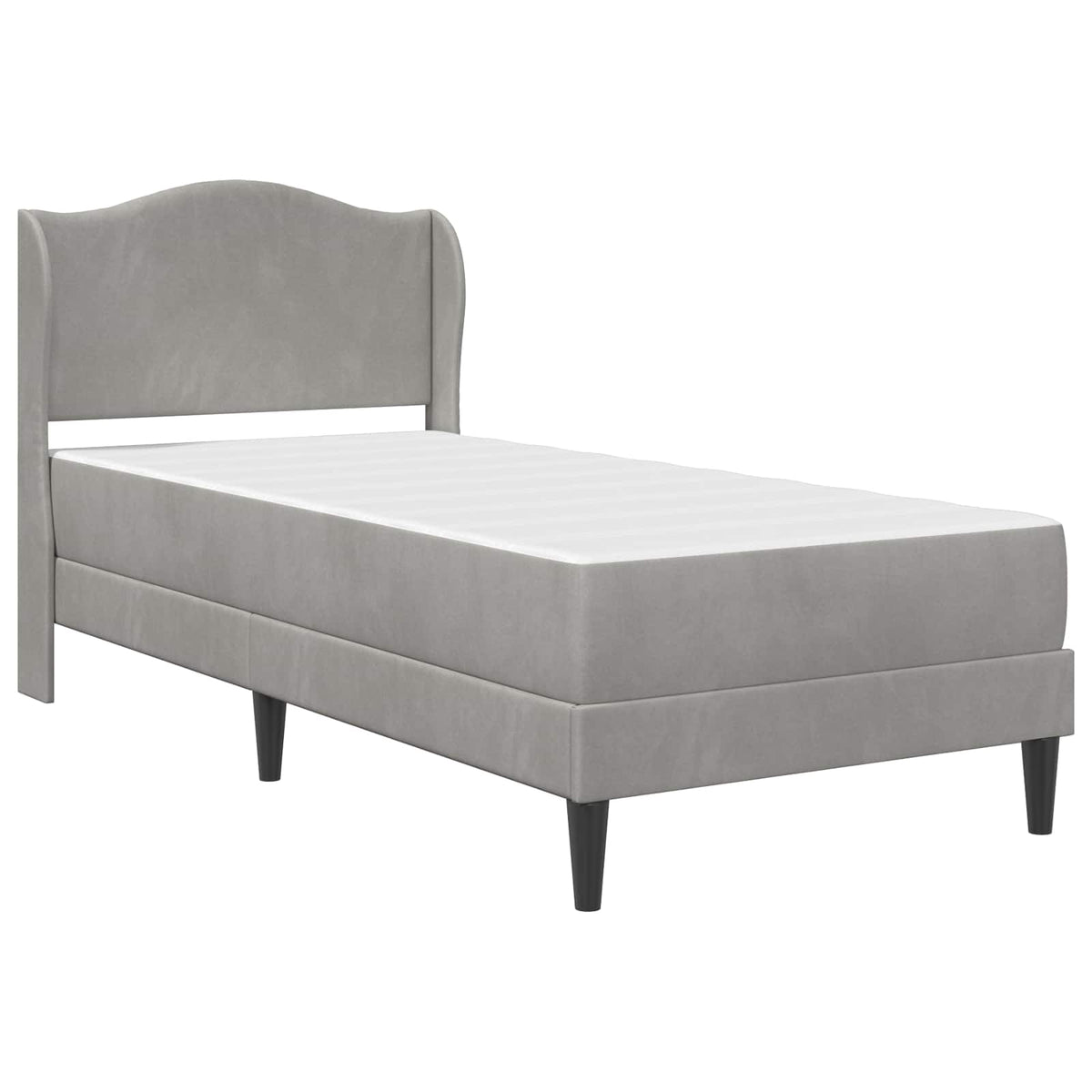 vidaXL Bedframe met hoofdeinde Roze 90 x 190 cm Fluweel