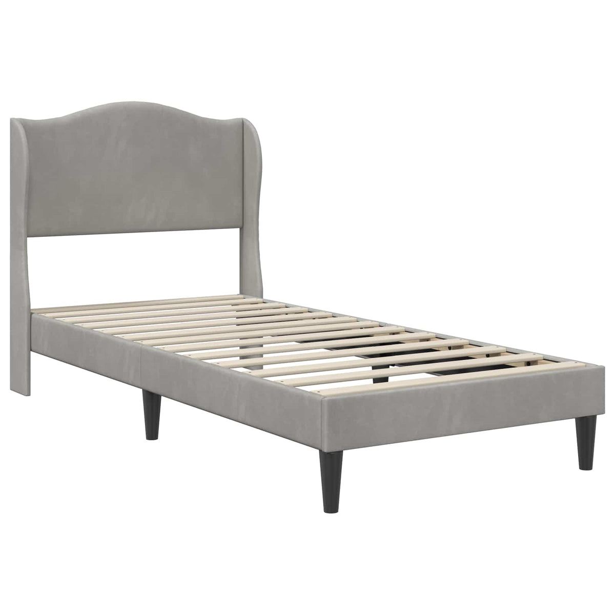 vidaXL Bedframe met hoofdeinde Roze 90 x 190 cm Fluweel