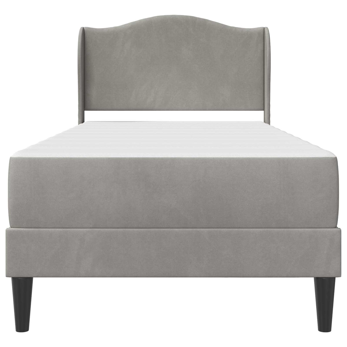 vidaXL Bedframe met hoofdeinde Roze 90 x 190 cm Fluweel