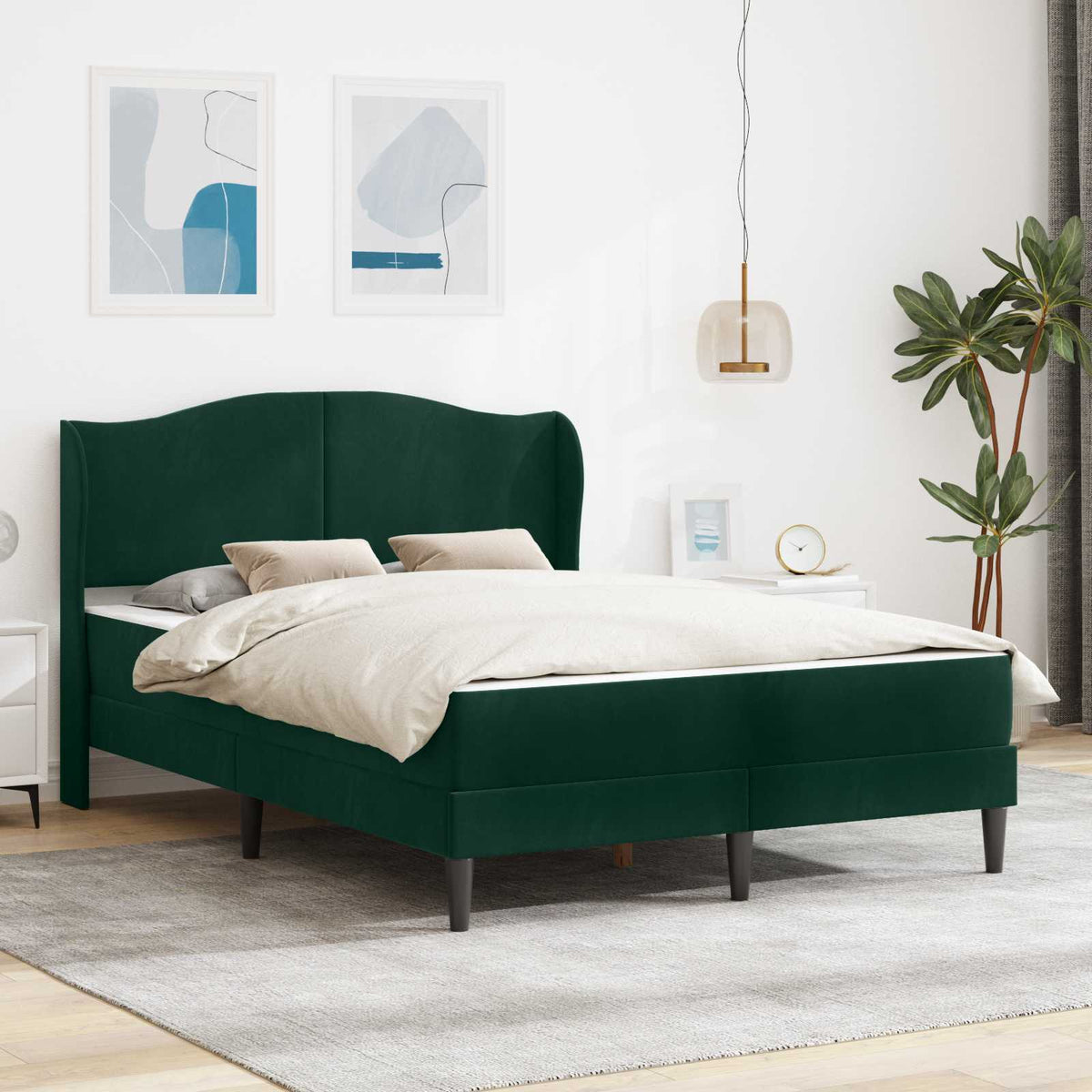 vidaXL Bedframe met hoofdeinde Roze 90 x 190 cm Fluweel