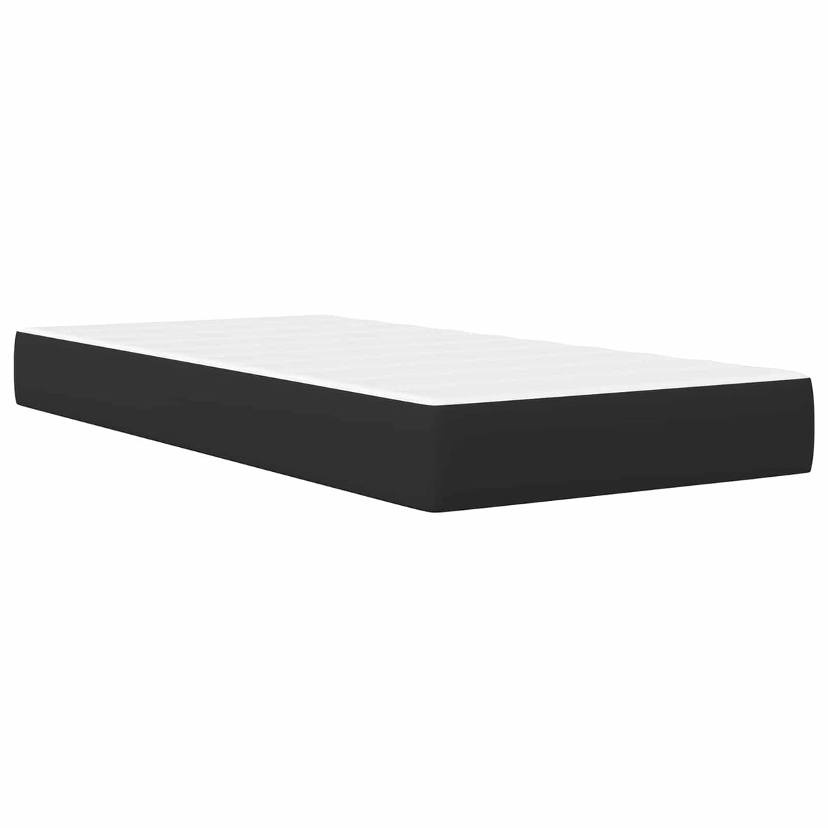 vidaXL Bedframe met LED-stripverlichting Zwart 90 x 190 cm Kunstleer
