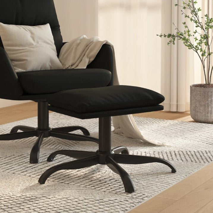 vidaXL Voetenbank 60x60x36 cm microvezelstof bruin - Aashly
