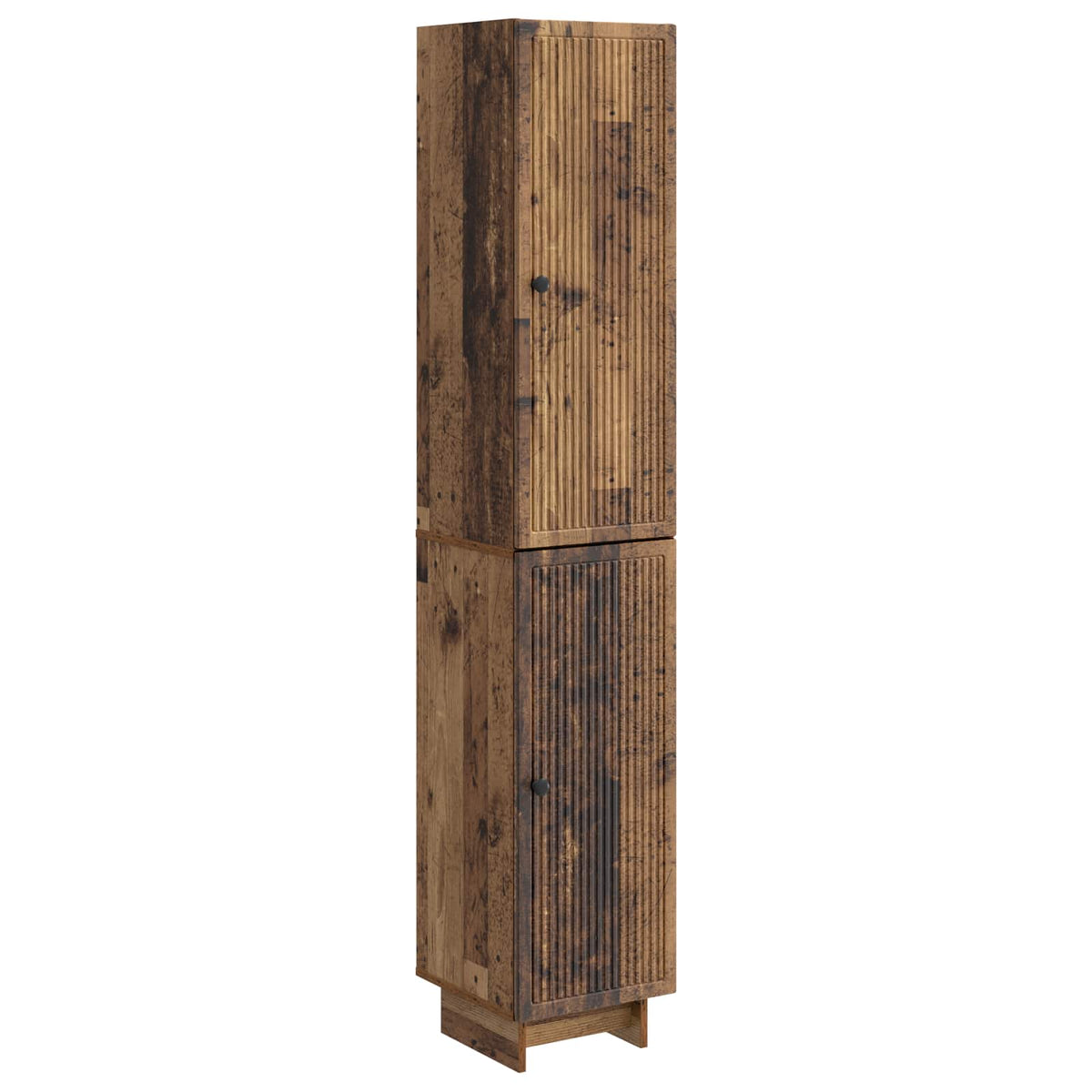 vidaXL Kastenset 2 pcs Zwart 34,5 x 33 x 90 cm Bewerkt hout