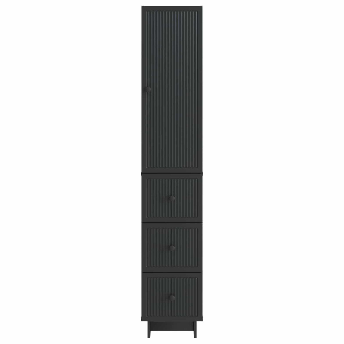 vidaXL Kastenset 2 pcs 33 x 34,5 x 90 cm Bewerkt hout