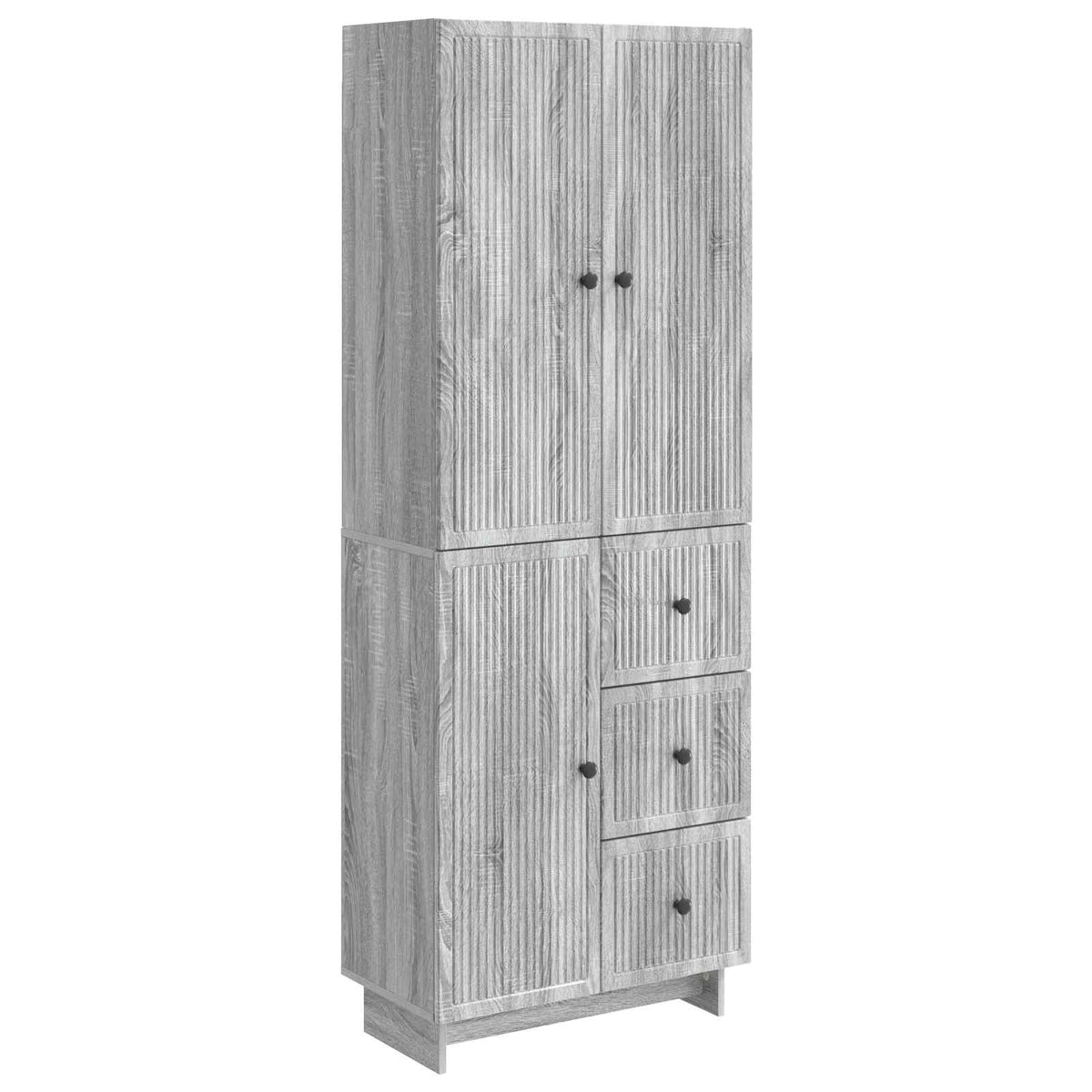 vidaXL Kastenset 2 pcs 66 x 34,5 x 90 cm Bewerkt hout