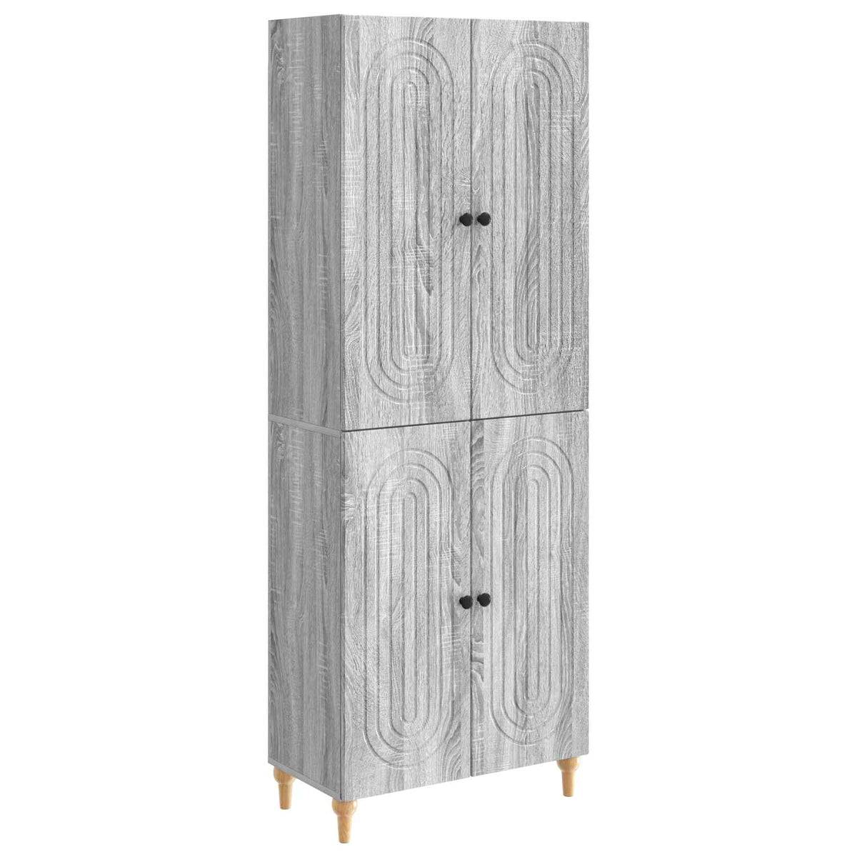 vidaXL Kastenset 2 pcs 66 x 34,5 x 90 cm Bewerkt hout
