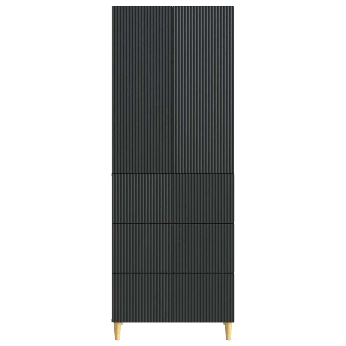 vidaXL Kastenset 2 pcs 66 x 34,5 x 90 cm Bewerkt hout