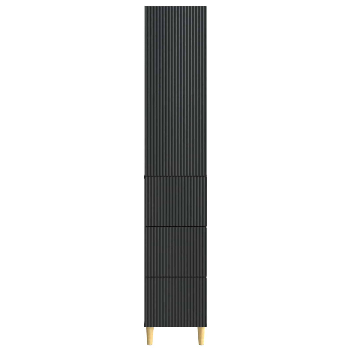 vidaXL Kastenset 2 pcs 33 x 34,5 x 90 cm Bewerkt hout