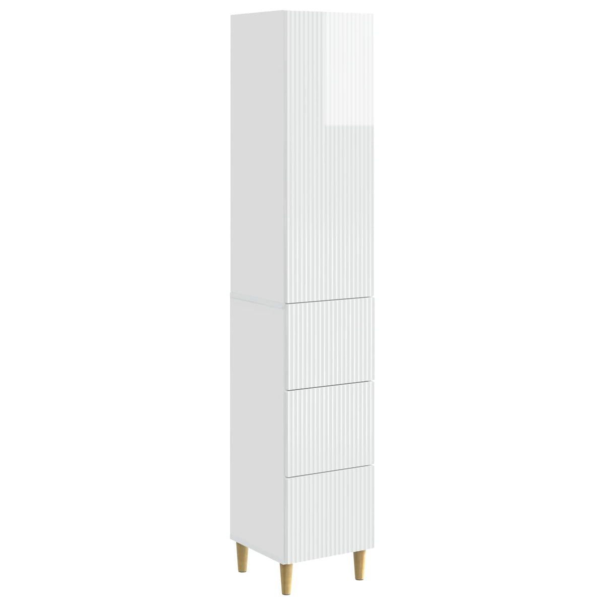 vidaXL Kastenset 2 pcs 33 x 34,5 x 90 cm Bewerkt hout