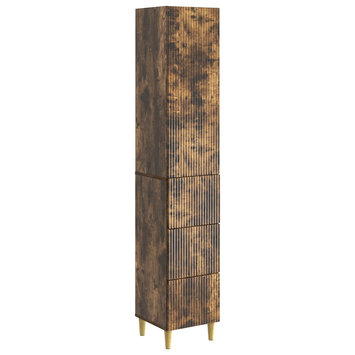 vidaXL Kastenset 2 pcs 33 x 34,5 x 90 cm Bewerkt hout