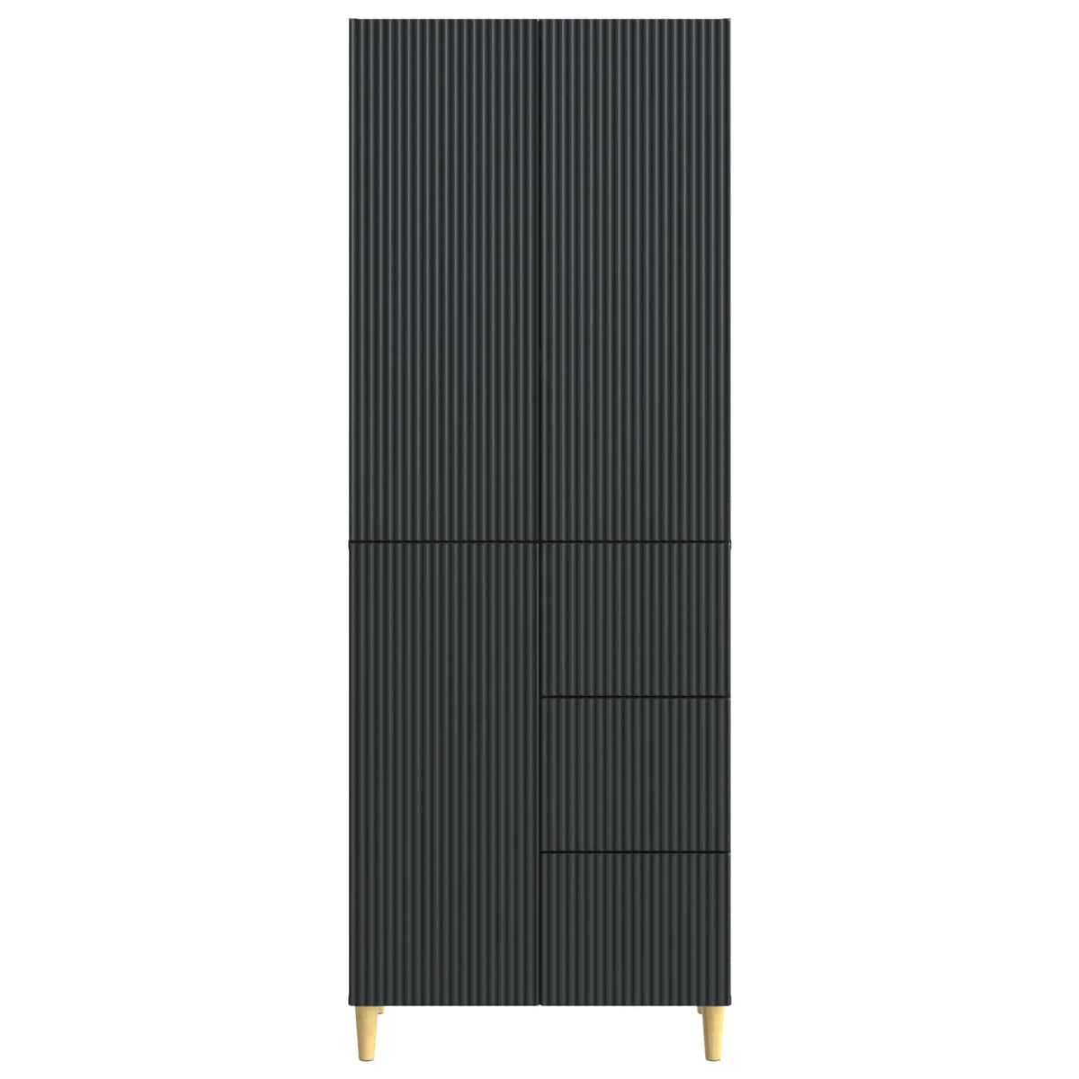vidaXL Kastenset 2 pcs 66 x 34,5 x 90 cm Bewerkt hout