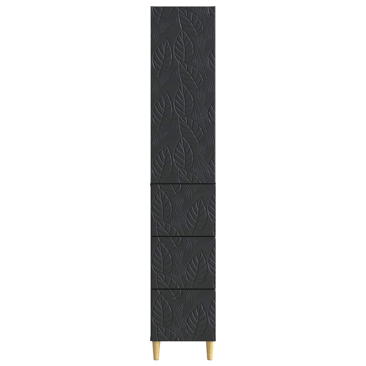 vidaXL Kastenset 2 pcs Zwart 33 x 34,5 x 90 cm Bewerkt hout