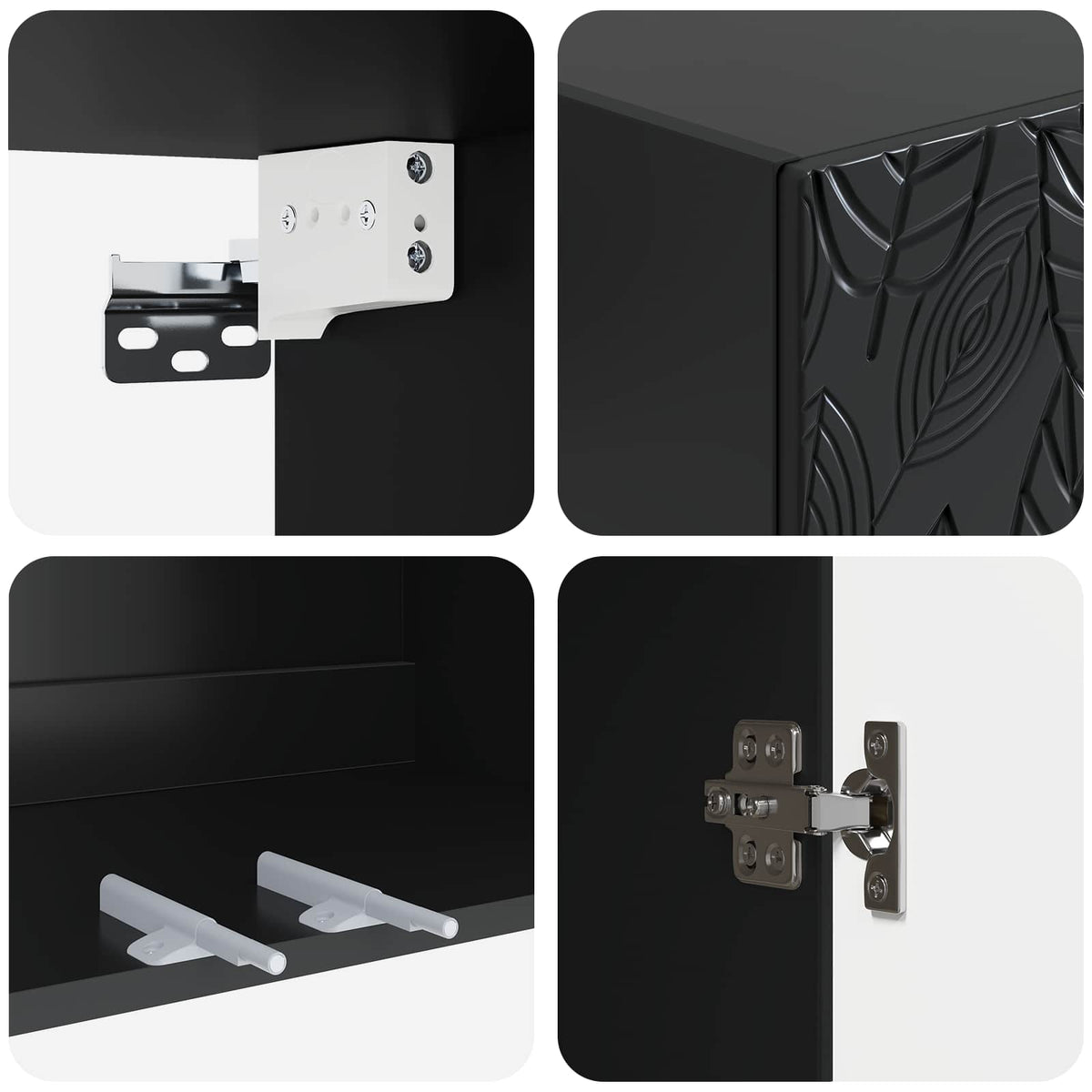 vidaXL 2 pcs