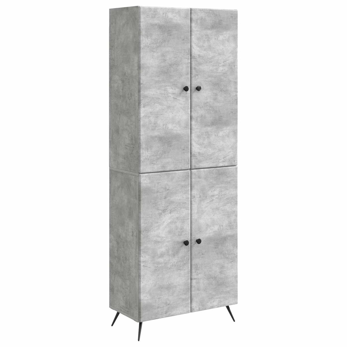 vidaXL Kastenset 2 pcs Zwart Bewerkt hout